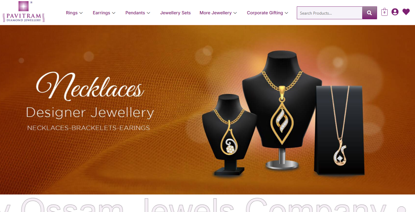 Jewellery Website by Aatif Bhorania